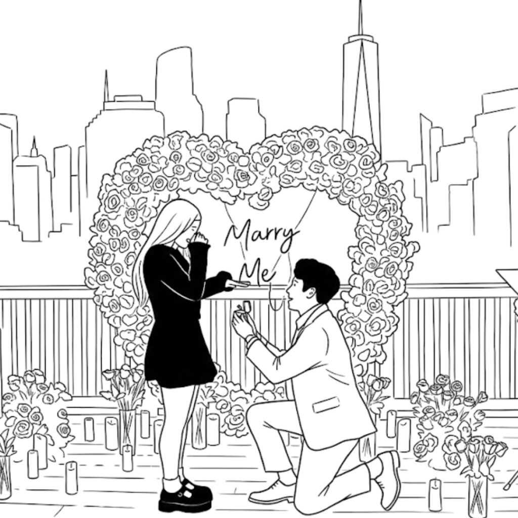 Proposta de matrimoni a New York